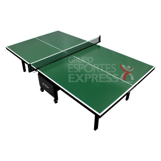 Imagem de Mesa De Ping Pong Verde Dobrável Paredão 18mm Klopf 10855034