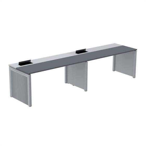 Imagem de Mesa de Plataforma Simples para 2 Pessoas Corporativa 120x792/2p Pscpp120/792/2p