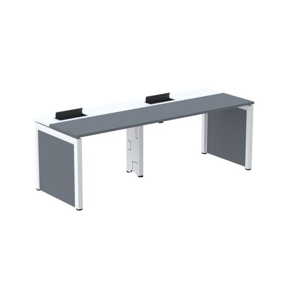 Imagem de Mesa de Plataforma Simples para 2 Pessoas Corporativa 150x792/2p Pscpp150/792/2p