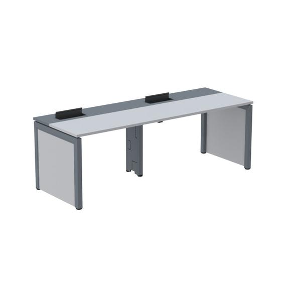 Imagem de Mesa de Plataforma Simples para 2 Pessoas Corporativa 150x792/2p Pscpp150/792/2p