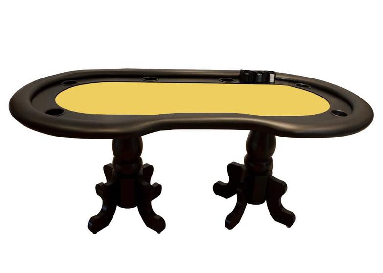 Imagem de Mesa De Poker Linha Torres com Borda Estofada e Porta Copos - 2,55x1,15m