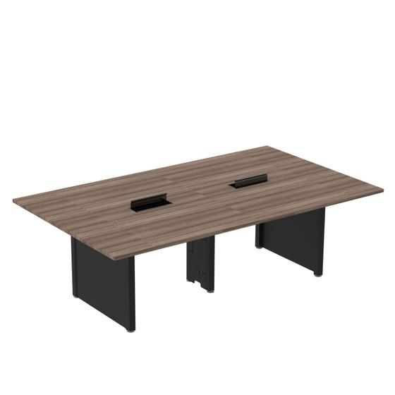 Imagem de Mesa de Reunião 2400x1200 Mrcpb2412pp Walnut/Preto