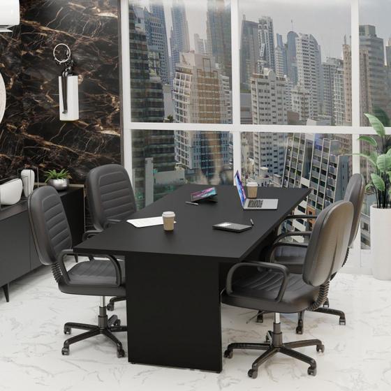 Mesa De Reunião Para Escritório 200x100cm Menor preço em Mesa De Reunião Para Escritório 200x100cm