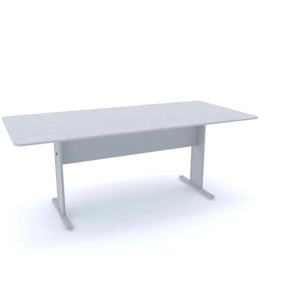 Mesa de reunião retangular pandin maxxi - cinza Menor preço em Mesa de reunião retangular pandin maxxi - cinza