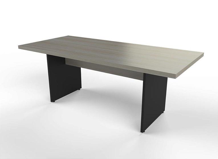 Imagem de Mesa De Reunião Retangular PE 40 Pandin 2,00 M Casablanca e Preto