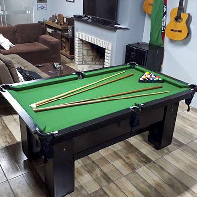 Mesa de Sinuca e Bilhar Charme Reduzida Carlin Bilhares Superfície em Pedra de Ardósia 20mm 1,87 x 1,01 Preta Tx Tecido Verde Menor preço em Mesa de Sinuca e Bilhar Charme Reduzida Carlin Bilhares Superfície em Pedra de Ardósia 20mm 1,87 x 1,01 Preta Tx Tecido Verde