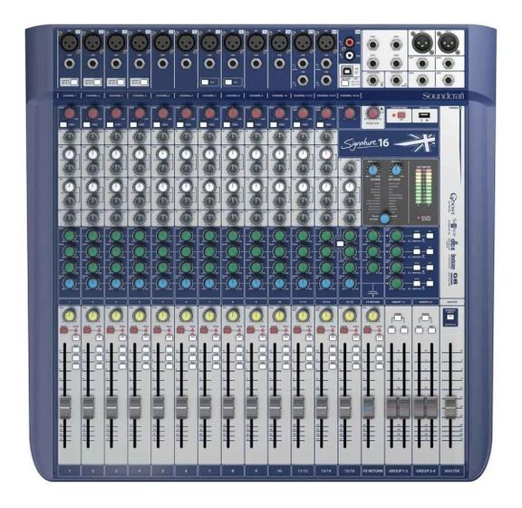 Imagem de Mesa De Som 16 Canais Signature 16 Soundcraft