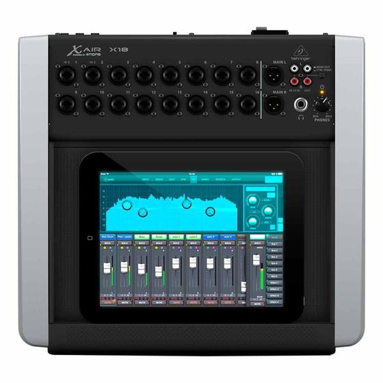 Mesa de Som 18 Canais X AIR X18 Behringer - Behringer Menor preço em Mesa de Som 18 Canais X AIR X18 Behringer - Behringer