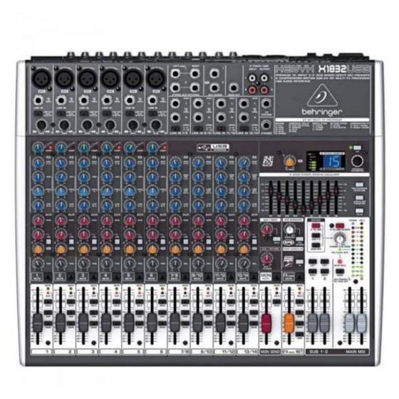 Mesa de som 18 interface xenix x1832usb behringer Menor preço em Mesa de som 18 interface xenix x1832usb behringer