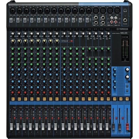 Imagem de Mesa De Som Analogica Com 20 Canais MG20 - YAMAHA