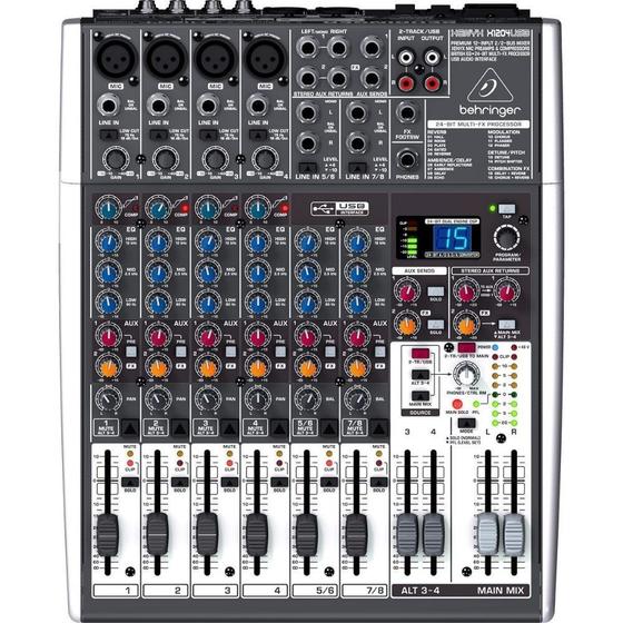 Imagem de Mesa de Som Behringer 12 Canais XENYX X1204USB - BEHRINGER