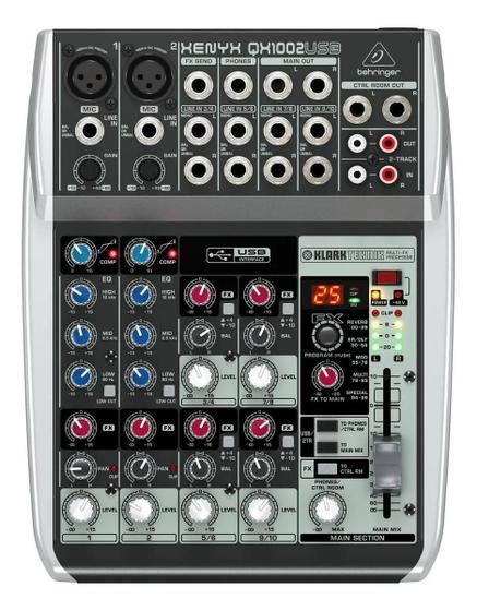 Mesa De Som Behringer Xenyx QX1002usb Menor preço em Mesa De Som Behringer Xenyx QX1002usb