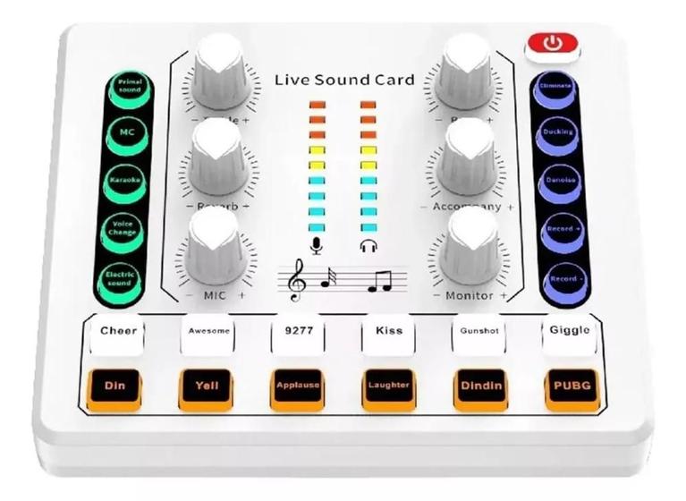 Imagem de Mesa De Som Canal Duplo Digital Mixer Ideal Live MPS-001