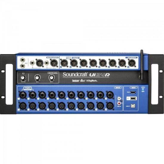 Mesa de Som Digital Soundcraft UI24R Preta Menor preço em Mesa de Som Digital Soundcraft UI24R Preta