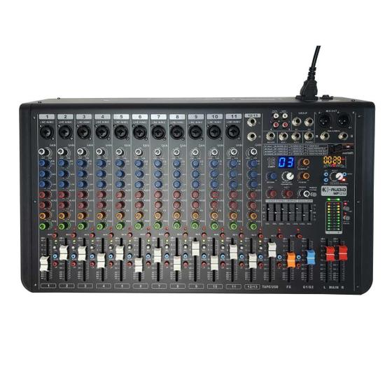 Imagem de Mesa De Som K-Audio Mp1210 12 Canais