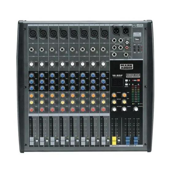 Mesa de Som Mark Audio CMX8 Mixer C/ 8 Canais USB Bluetooth Menor preço em Mesa de Som Mark Audio CMX8 Mixer C/ 8 Canais USB Bluetooth