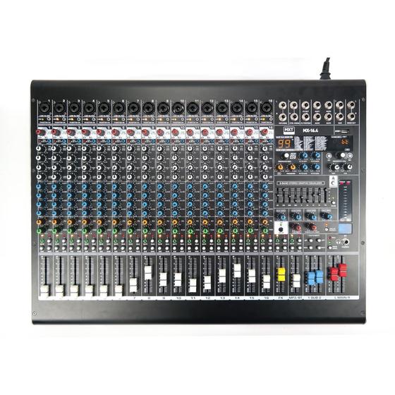Mesa de Som MXT 16 Canais MX-16.4 Menor preço em Mesa de Som MXT 16 Canais MX-16.4