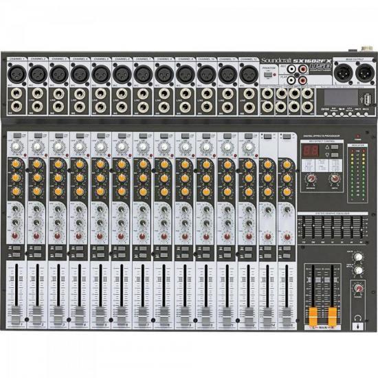 Imagem de Mesa de Som Soundcraft SX1602FX 16 Canais USB Cinza