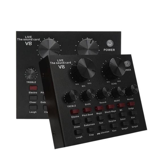 Imagem de Mesa De Som V8 Usb Smart Conjunto Interface Externa