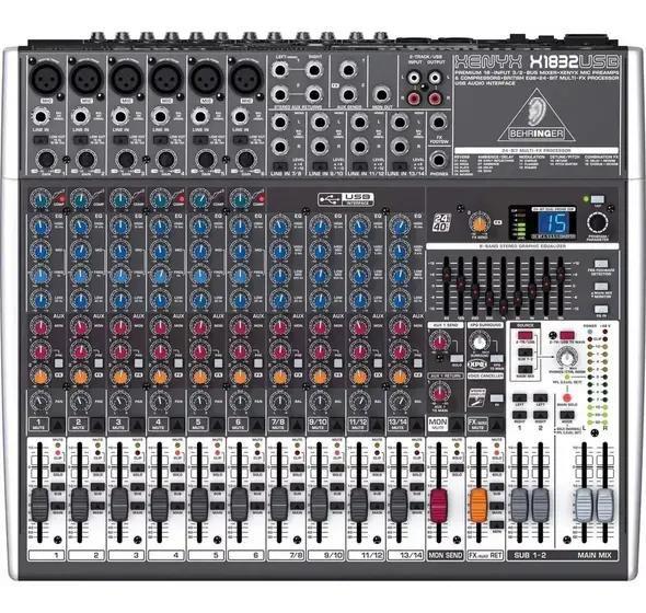 Mesa de som Xenyx Behringer X1832USB Menor preço em Mesa de som Xenyx Behringer X1832USB