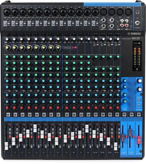 Imagem de Mesa De Som Yamaha Com 20 Canais MG20 Analogica MG-20