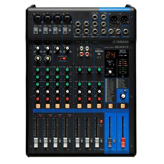 Imagem de Mesa de Som Yamaha MG10XUF 110v com Faders