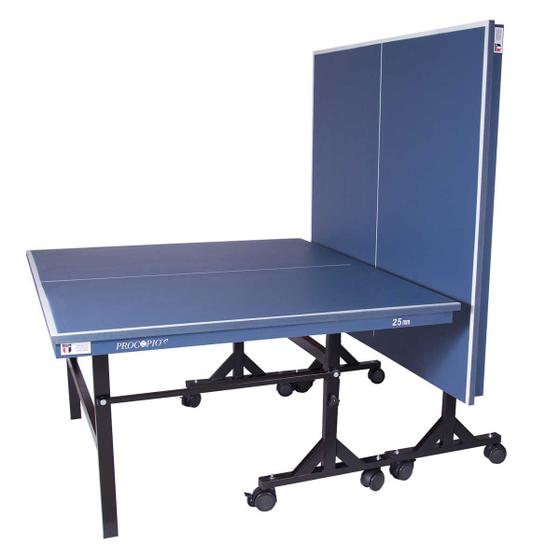 Imagem de Mesa de tênis de mesa oficial  dobrável com rodízio (paredão)  18mm  mdf (016018)
