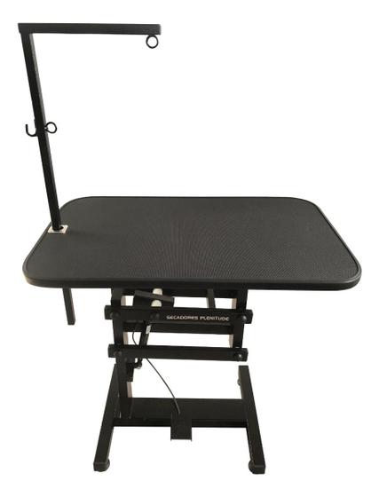 Imagem de Mesa de tosa com regulagem pneumática, tipo retangular 80x50, preto