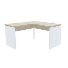 Imagem de Mesa Delta Para Escritório 120 X 120 Bege/Branco