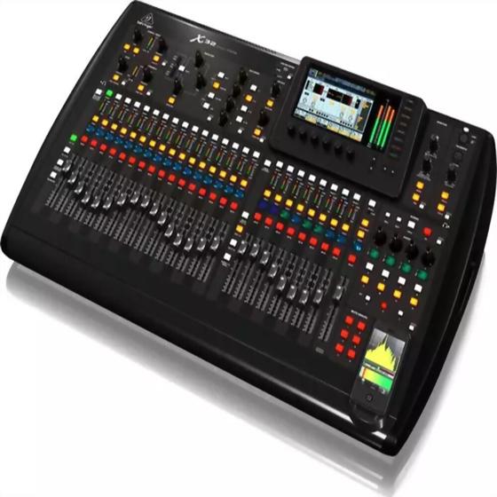 Mesa Digital X32 Full Behringer com 32 Canais XLR 14 Auxiliares - 100V/240V C/Nf eGarantia Menor preço em Mesa Digital X32 Full Behringer com 32 Canais XLR 14 Auxiliares - 100V/240V C/Nf eGarantia