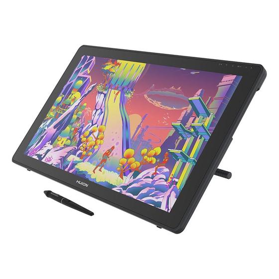 Imagem de Mesa Digitalizadora Com Tela Huion Kamvas 22, Com Caneta PW517, 5080LPI, USB-C, Preto - GS2201