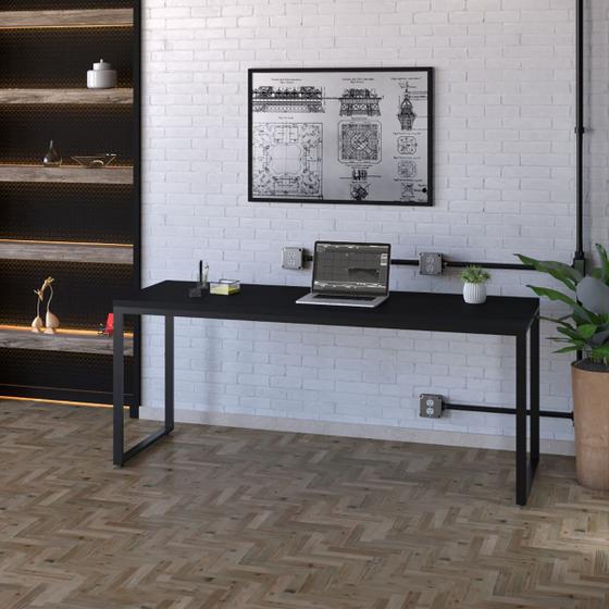 Mesa Diretor Para Escritório Estilo Industrial Trevalla Kuadra 1.80M Menor preço em Mesa Diretor Para Escritório Estilo Industrial Trevalla Kuadra 1.80M
