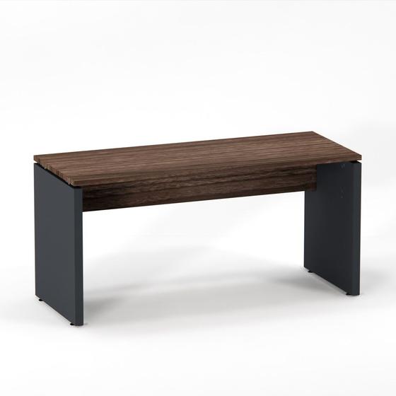 Menor preço em Mesa Diretora Pe Painel P25 Pandin Walnut e Grafito  1.50 M