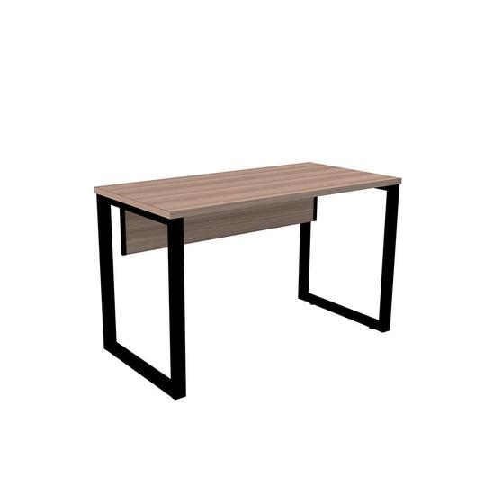 Imagem de Mesa Diretora Tubular P25 Pandin 1,5x0,6 M Noce Naturale e Preto