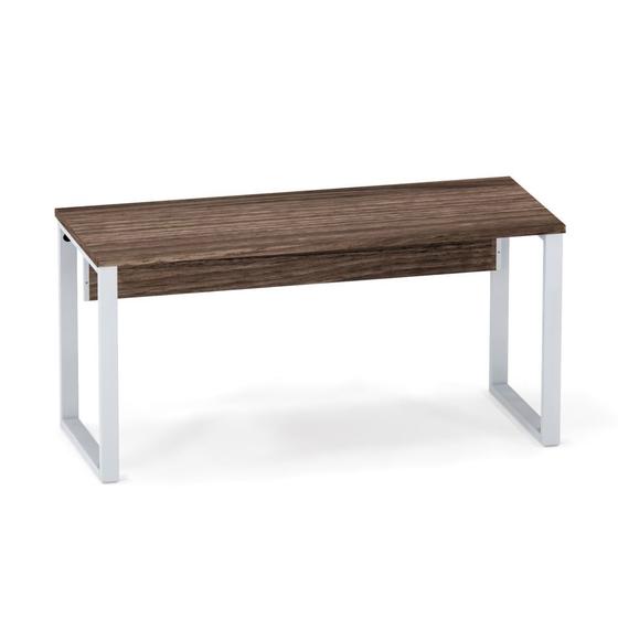 Imagem de Mesa Diretora Tubular P25 Pandin 1,5x0,7 M Walnut e Cinza