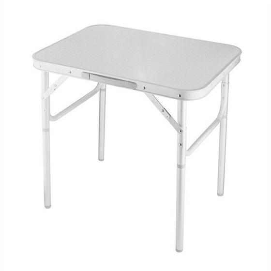 Imagem de Mesa Dobrável Alumínio Tampo Mdf 60 X 45cm Vira Maleta - Palisad