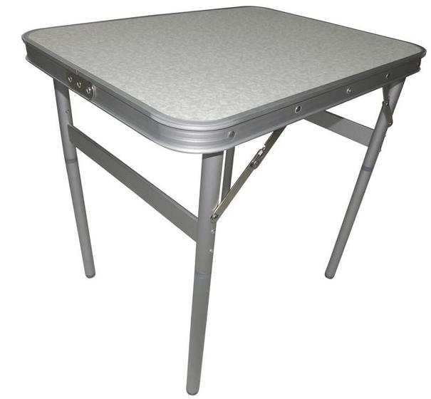 Mesa dobrável de alumínio tampo mdf 90x60x30/70cm Menor preço em Mesa dobrável de alumínio tampo mdf 90x60x30/70cm