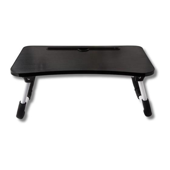Mesa Dobrável De Madeira Portátil Para Estudo notebook Cama - C3B Imagem de Mesa Dobrável De Madeira Portátil Para Estudo notebook Cama