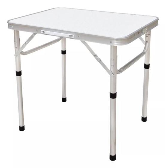 Mesa Dobravel Maleta Aluminio Mdf 60x45cm Shark Blue Menor preço em Mesa Dobravel Maleta Aluminio Mdf 60x45cm Shark Blue