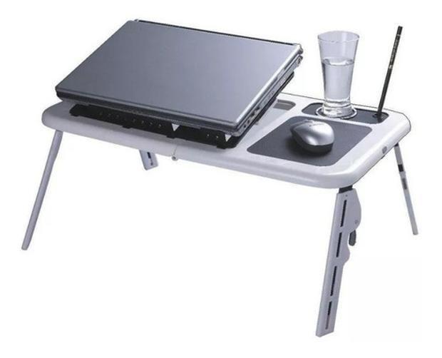 Imagem de Mesa Dobrável Notebook Cooler Mousepad Usb Tablet 2