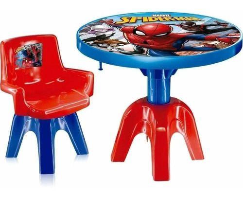 Imagem de  Mesa E Cadeira Homem Aranha Spider-Man Centro De Atividades