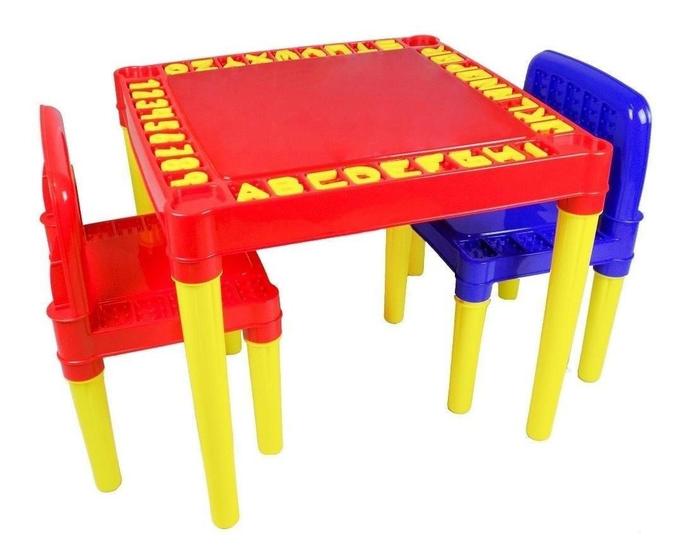 Imagem de Mesa Educativa Infantil Vermelha Tritec