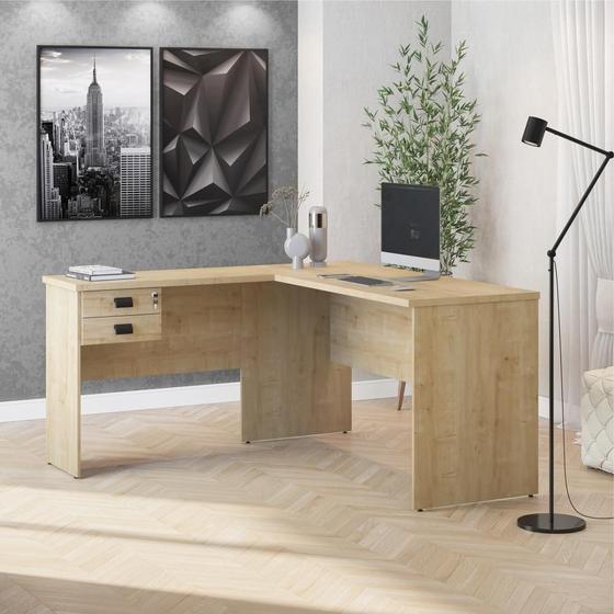 Imagem de Mesa em L 120 Look Natura