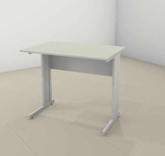 Imagem de Mesa Escritório  120cm Pé Metal New City Web Office Branco