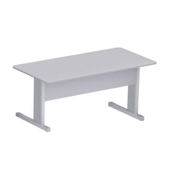 Mesa Escritório 1,500,60m S/ Gavetas New City CINZA/CINZA Menor preço em Mesa Escritório 1,500,60m S/ Gavetas New City CINZA/CINZA