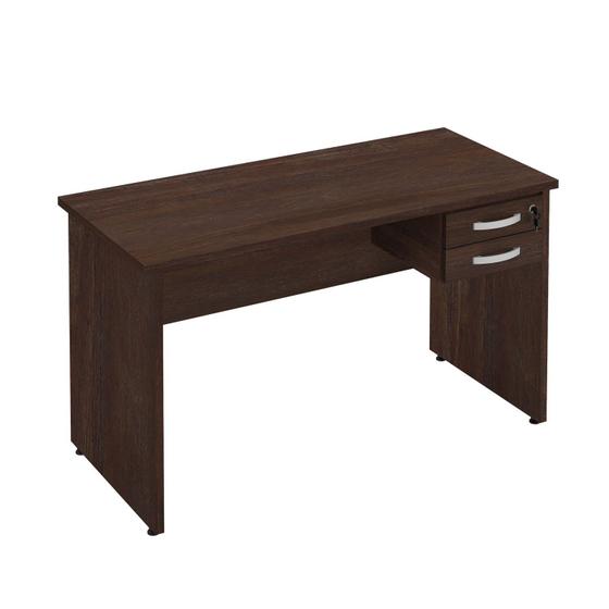 Mesa Escritório 2 Gav 110cm Stylus Imbuia Menor preço em Mesa Escritório 2 Gav 110cm Stylus Imbuia