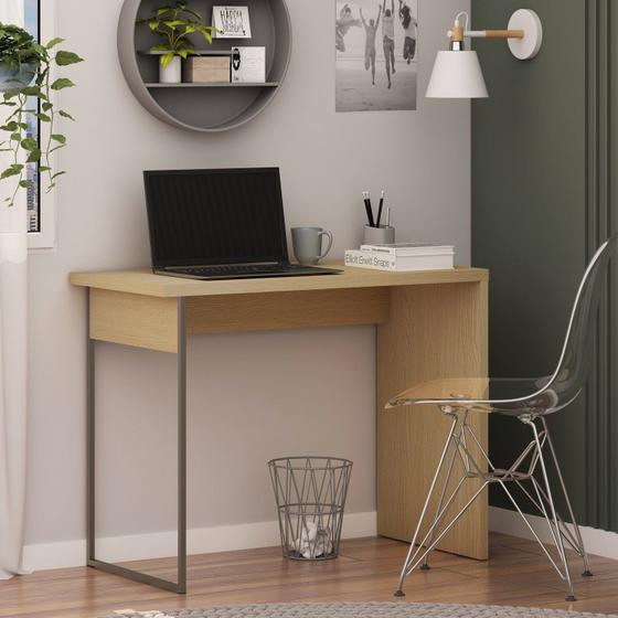 Mesa Escrivaninha 100cm Pé em Metalon Infinity Menor preço em Mesa Escrivaninha 100cm Pé em Metalon Infinity