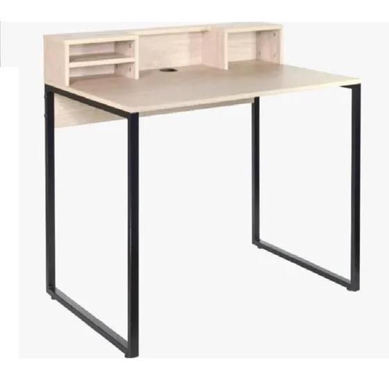 Mesa Escrivaninha 100cm Pé Quadrado Mart Home Nichos Branca Martiflex Menor preço em Mesa Escrivaninha 100cm Pé Quadrado Mart Home Nichos Branca Martiflex