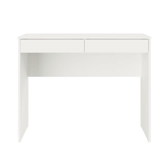 Imagem de Mesa Escrivaninha 2 Gavetas - Branco