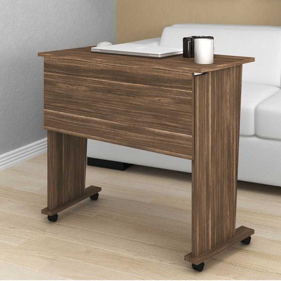 Imagem de Mesa Escrivaninha Dobrável 80cm com Rodízio ME4117 Tecnomóbili